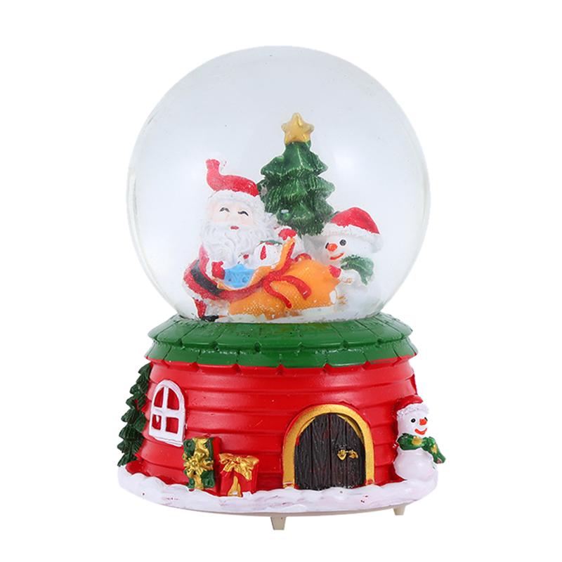 Luminous Christmas Crystal Ball Decor Cartoon Sant... – Grandado