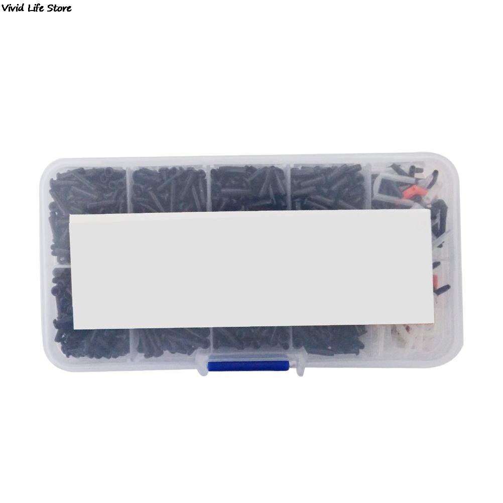 1500 unids/caja negro Nylon Badminton raqueta arandelas para raqueta Eyelets al por mayor