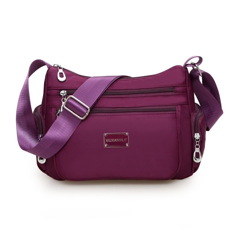 Vrouwen Tas Lente Mode Nylon Schoudertas Elegante Vrouwen Messenger Bag Grote Capaciteit Schoudertas