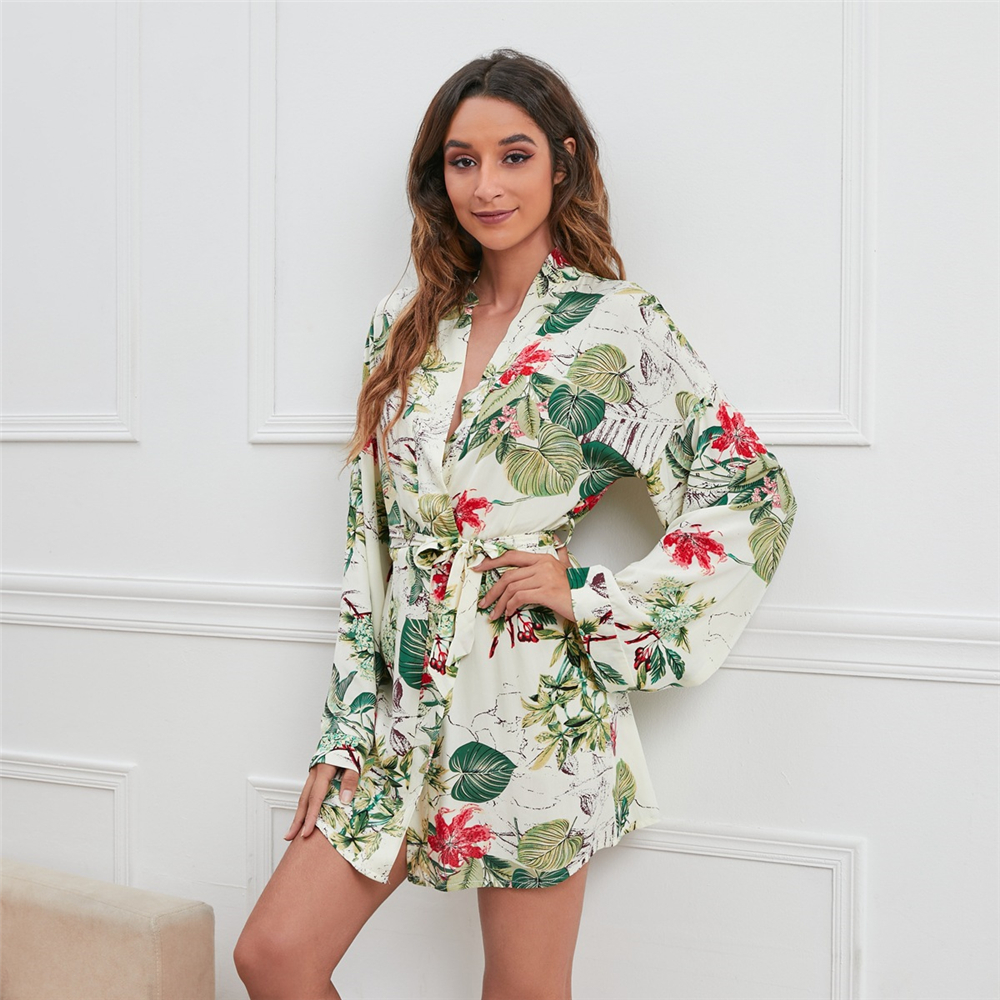 De Cardigan camisa camisón para mujer de manga – Grandado