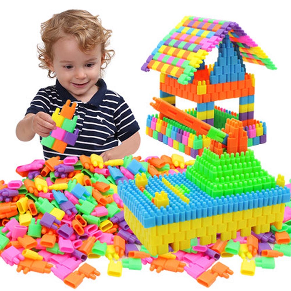 500 Pc Plastic Kogel Bouw Kids Baby Educatief Speelgoed Voor Jongens En Meisjes Kinderen Kerstcadeau
