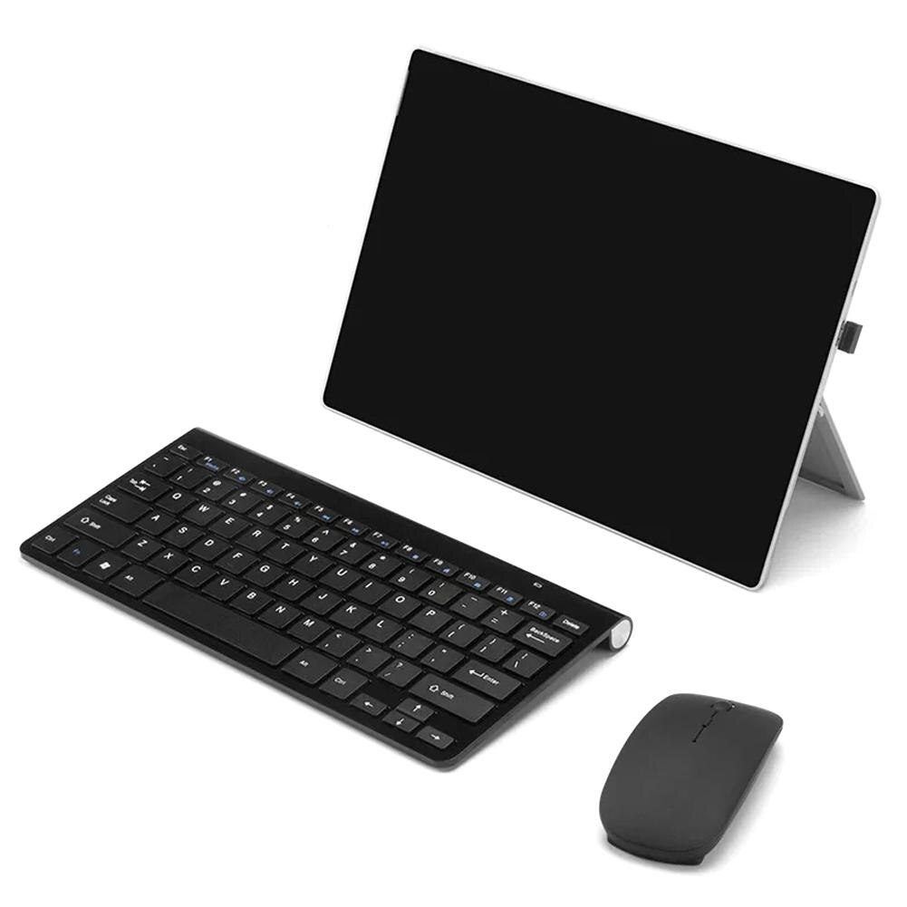 2.4GHz Multimedia Buttons Ergonomic Combo Mini Home Keyboard Mouse Set Wireless Ultra Thin Gaming Optical Non Slip Sensitive