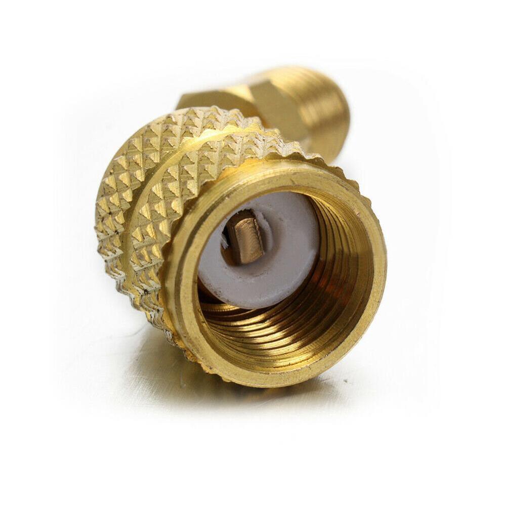 Para aire acondicionado automático R410A R22 R32 cabezal móvil rosca aire acondicionado refrigerador W 5/16 M adaptador 1/4 SAE x L5Q0