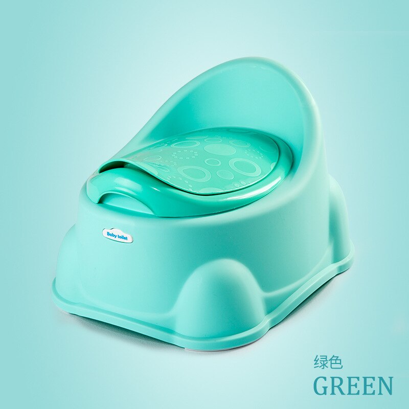 Multifunction Soft Baby Potty Plastic Road Pot Infant Potty Training Cute Baby Toilet Safe Kid Potty Trainer Seat Chair Boy Girl: Green