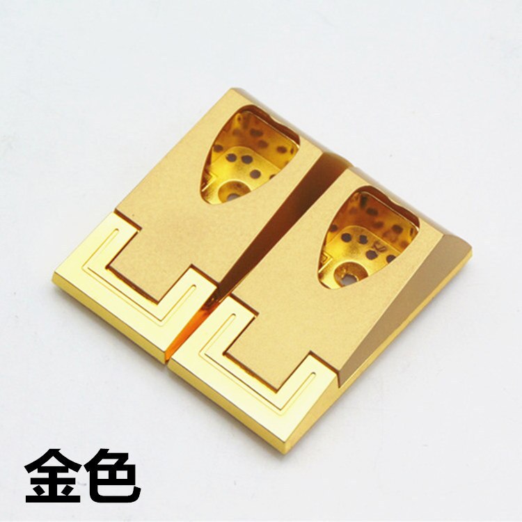 2Pcs Zinklegering Kast Kledingstang Flens Klem Pijp Rail Base Gordijn Staaf Douchegordijn Kast Staaf End Ondersteunt sockets: C