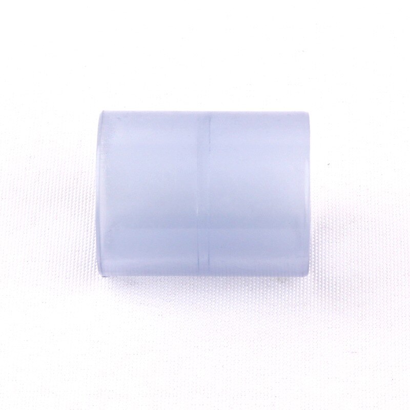 Inner Dia 25mm 1 Inch Socket Transparent PVC Pipe Equal Coupling Plastic Straight Connector Adaptors