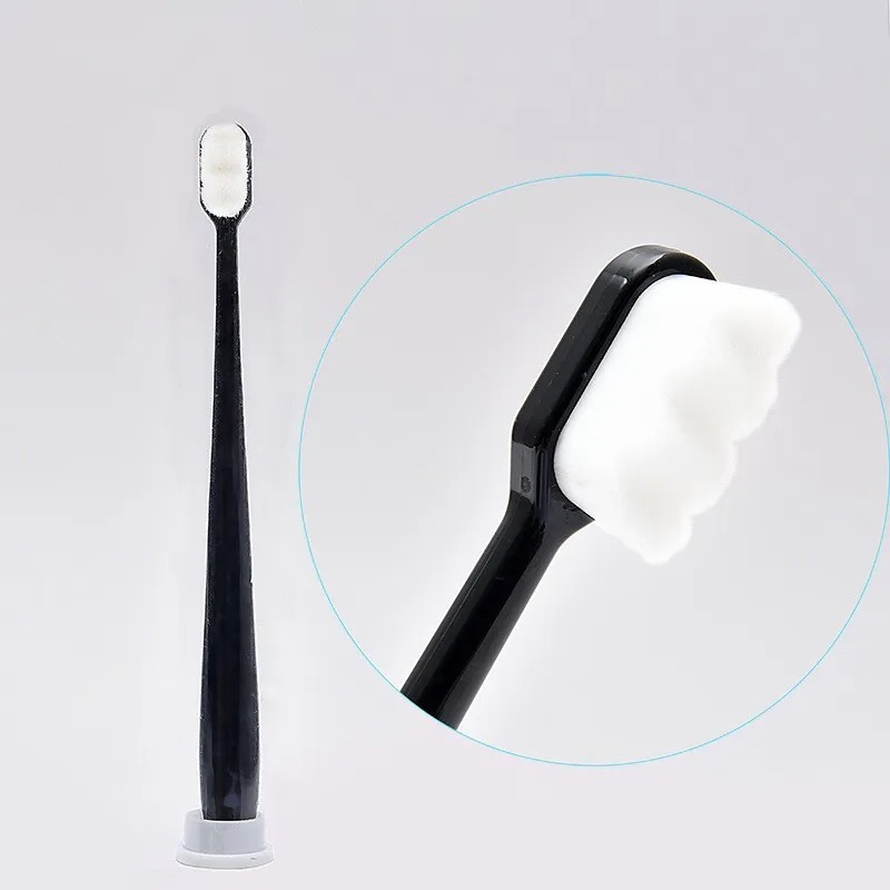 Adult Toothbrush Ultra Soft-bristled Toothbrush Nano Toothbrush for Sensitive Gums Extra Toothbrushes Sensitive Teeth: Gold