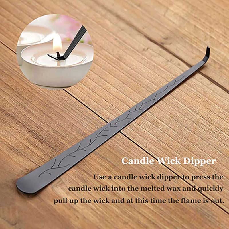 3pcs/set Stainless Wick Snuffer Tool Hook Clipper Steel Candle Trimmer Oil Lamp Trim scissor tijera tesoura Cutter