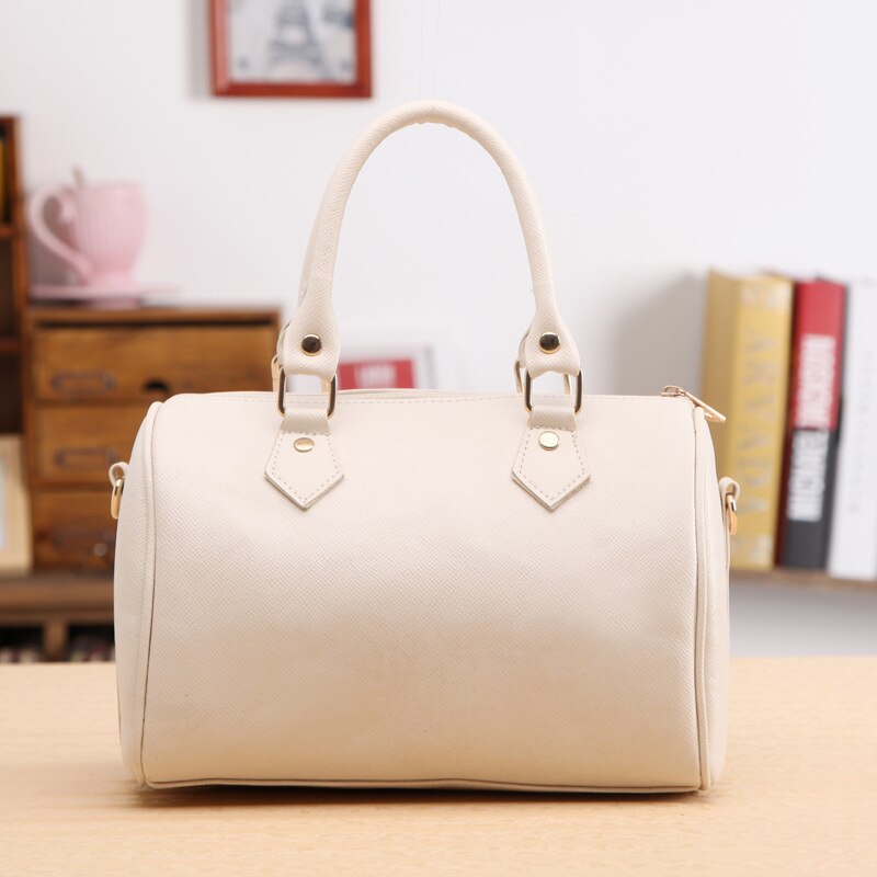 Women Handbags Ladies Handle Bag Leather Totes Black Red Beige PU Leather Shoulder Bag Hobos