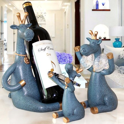 Europäischen Rotwein Halfter wohnzimmer luxus wein schrank dekorationen Hohe fuß wein glas Halfter haushalt wein flasche Gestell: U