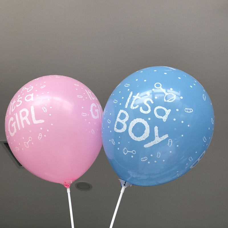 10 stuks Het Is EEN Jongen en Het EEN Meisje Baby Boy Latex Ballonnen voor Bruiloft Verjaardag Baby Shower party Decoratie Blauw Roze Kleuren