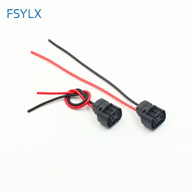 Fsylx 2 Stuks H16 5202 Fog Koplamp Houder Plug Auto H16/5202/2504/PSX24W Lampen Vrouwelijke Connector adapters Kabelboom Socket