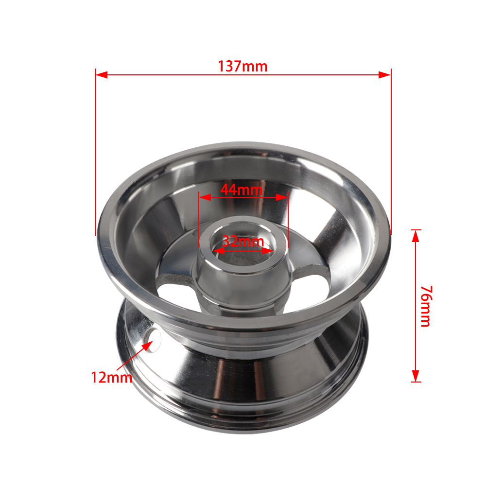 Ruedas de aleación de aluminio de 5 pulgadas para niños, llantas tipo rodamiento para Go kart, ATV, Quad Bike, triciclo, piezas de Moto, 4,10/3,50-5 karts