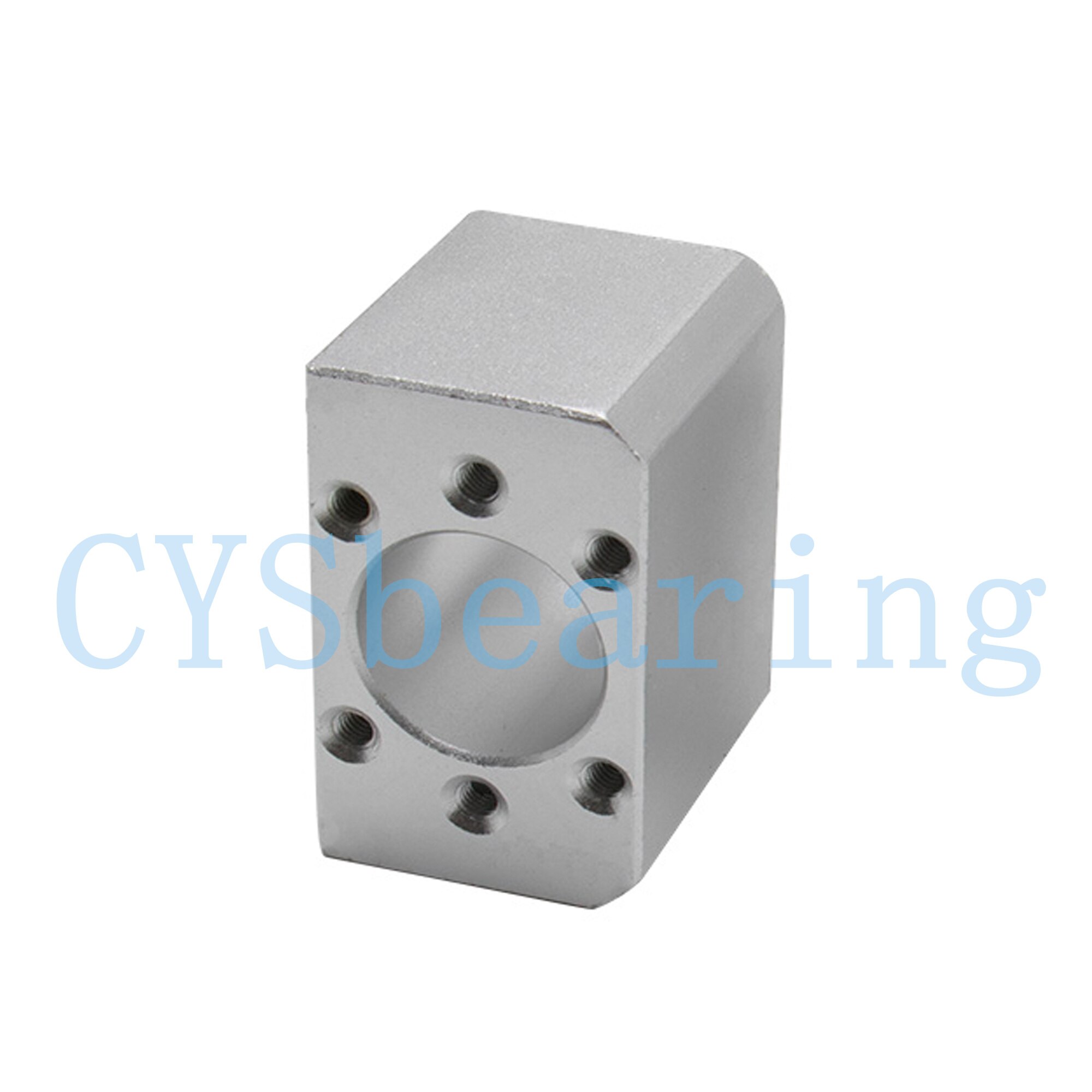 Sfu 1204 22mm or 24mm hål storlek kulskruv mutterhus aluminium material monteringsfäste för kulskruv 1204 cnc delar