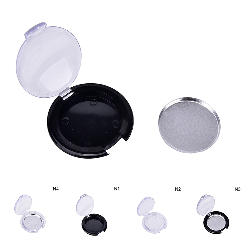 1/2pc caixa de sombra vazia paleta panelas ímã pó cosméticos diy maquiagem 5ml