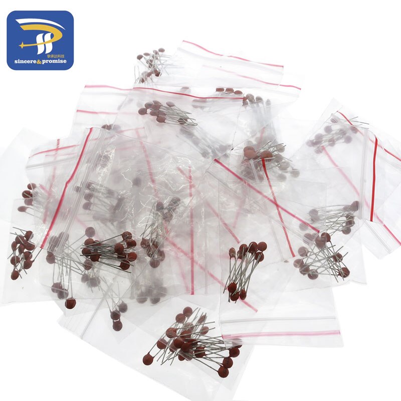 2pf - 100nf Ceramic capacitors package 50V 2PF-0.1UF 30Value *10cs/kinds=300pcs ceramic capacitor Assorted Kit