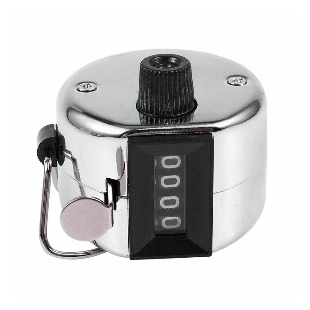Mini Digital Hand Tally Counter 4 Digit Number Manual Hand Held Tally Counter Manual Counting Golf Clicker 0-9999