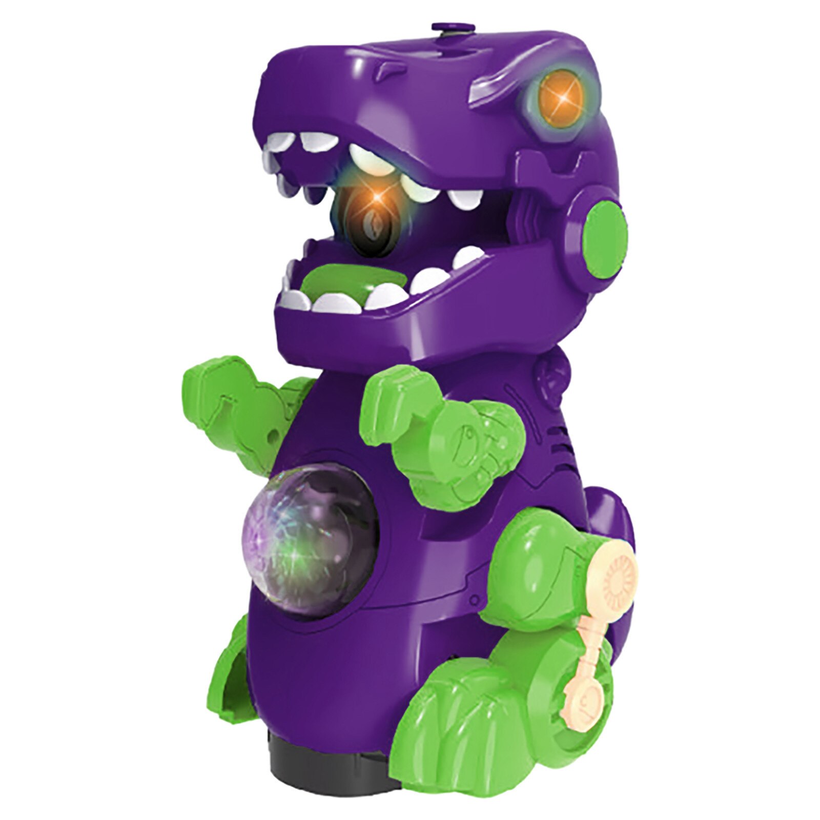 Zeep Bulbles Machine Elektrische Dinosaurus Lopen Automatische Bubble Party Bruiloft Accessoires Muziek Verlichting Speelgoed (50Ml)