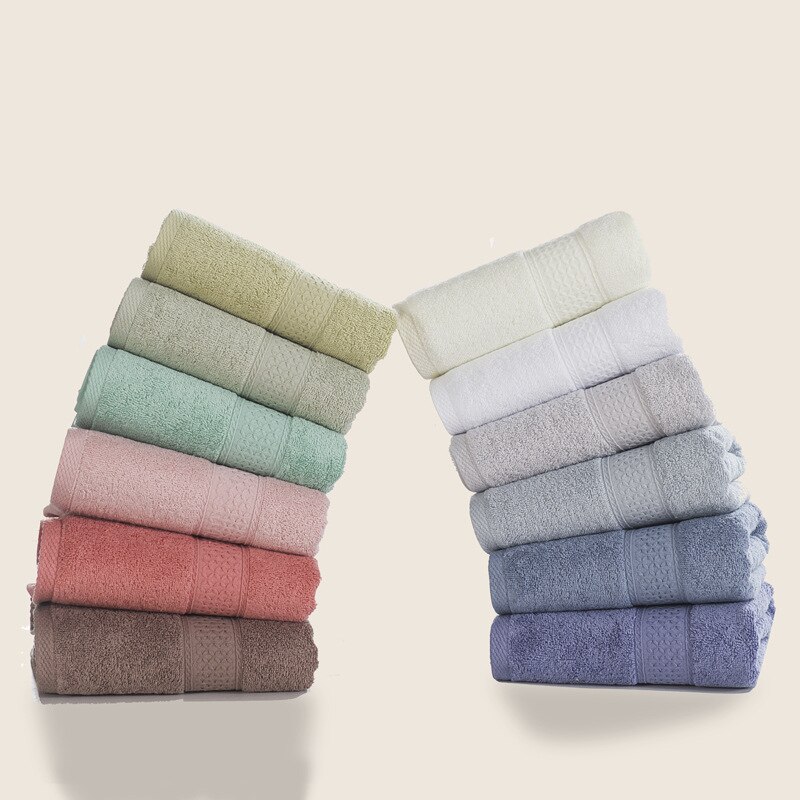 Badhanddoek Plain Japanse Puur Katoen 70*140Cm Zachte Vierkante Handdoek Badkamer Dubbele Handdoek Dik Haar Handdoek Machine wasbaar
