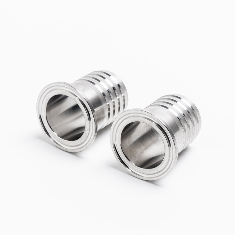 Tri Clamp Hose Barb Adapter Stainless Steel 304 Ferrule Sanitary Pipe Fittings Tri Clover