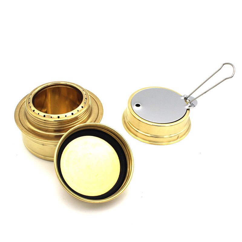 Draagbare Outdoor Picknick Kachel Mini Ultralichte Verbrandingsinstallatie Alcohol Kachel Camping Oven Camping Voor 1-2people