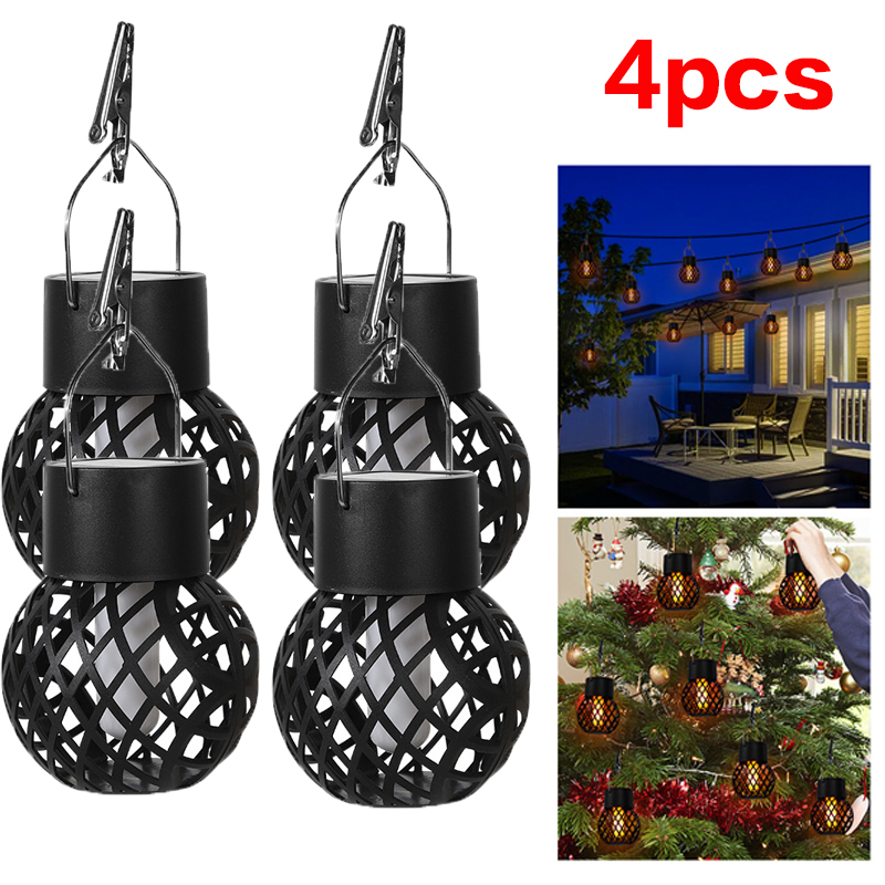 Luces solares para exteriores, linterna Retro, lámpara de llama colgante, iluminación de paisaje, luces de suelo, foco, decoración de jardín y hogar: Luna Azul