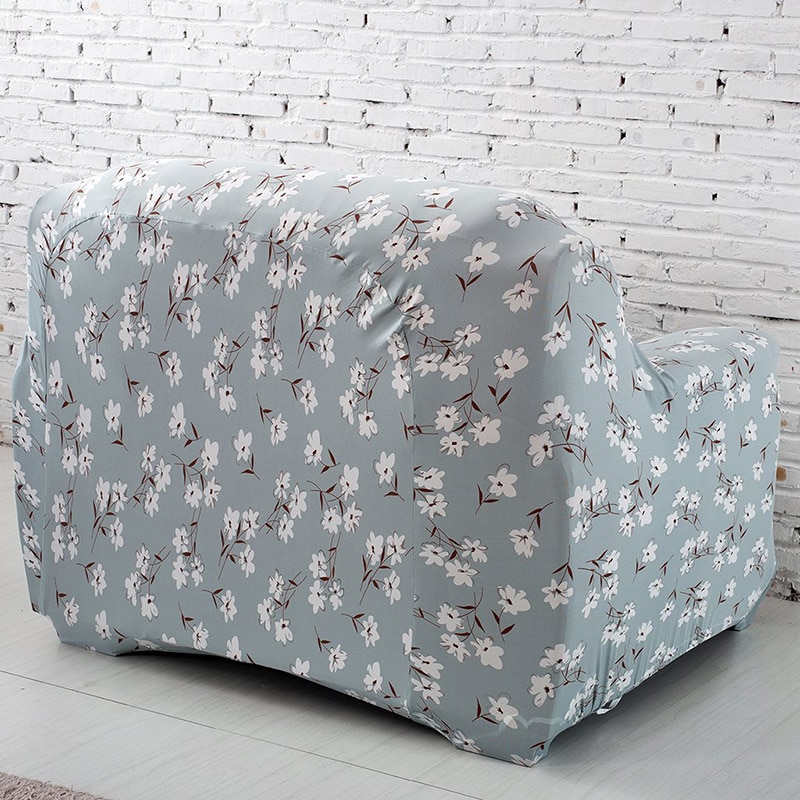 Housse extensible universelle pour canapé et fauteuil, avec accoudoir, pour salon, SC007