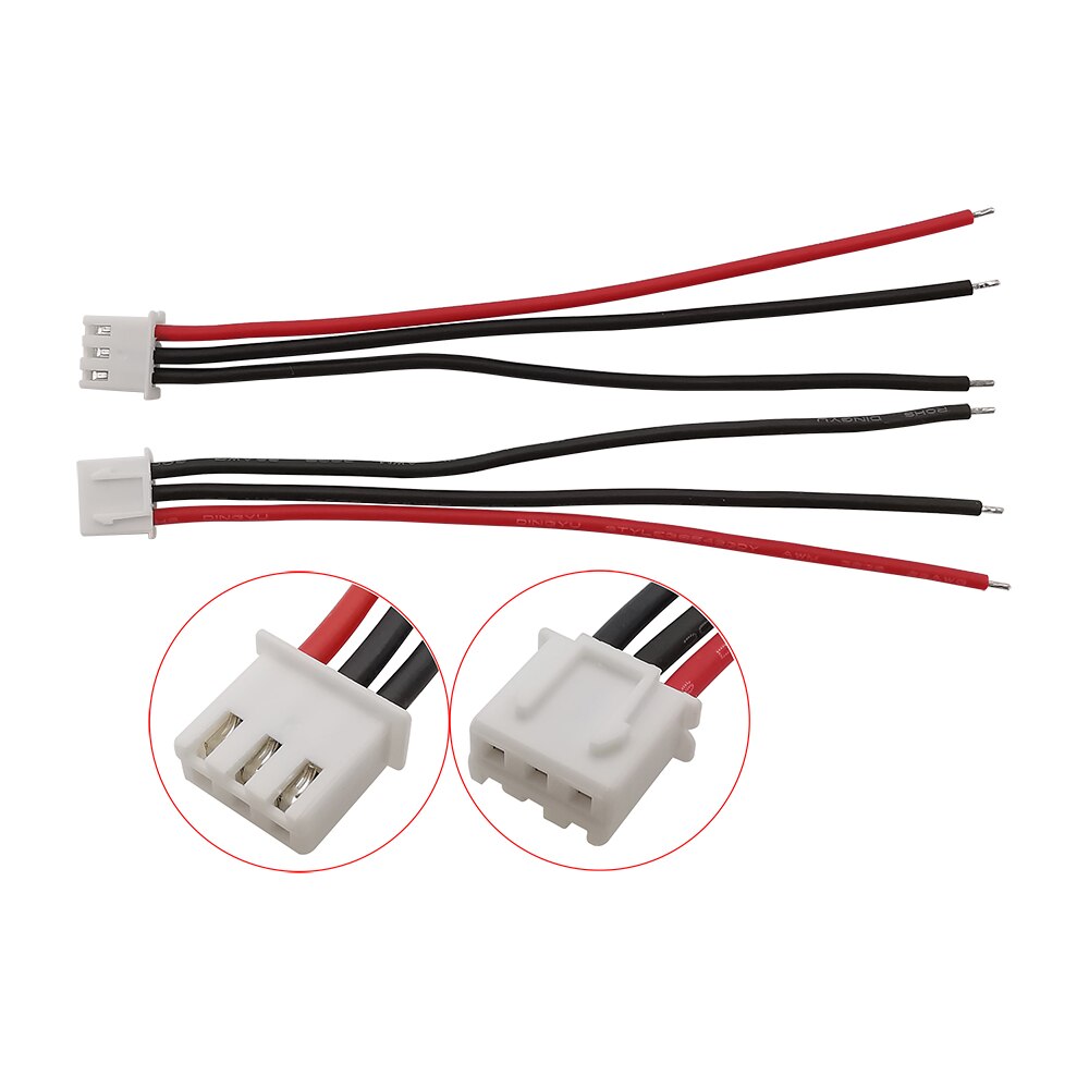 Conector JST XH de 5/10 piezas, 1S, 2S, 3S, 4S, 5S, 6S, 7S, cargador de batería LiPo, Cable balanceador de 10cm, 15cm, 20cm, cables de silicona 22AWG