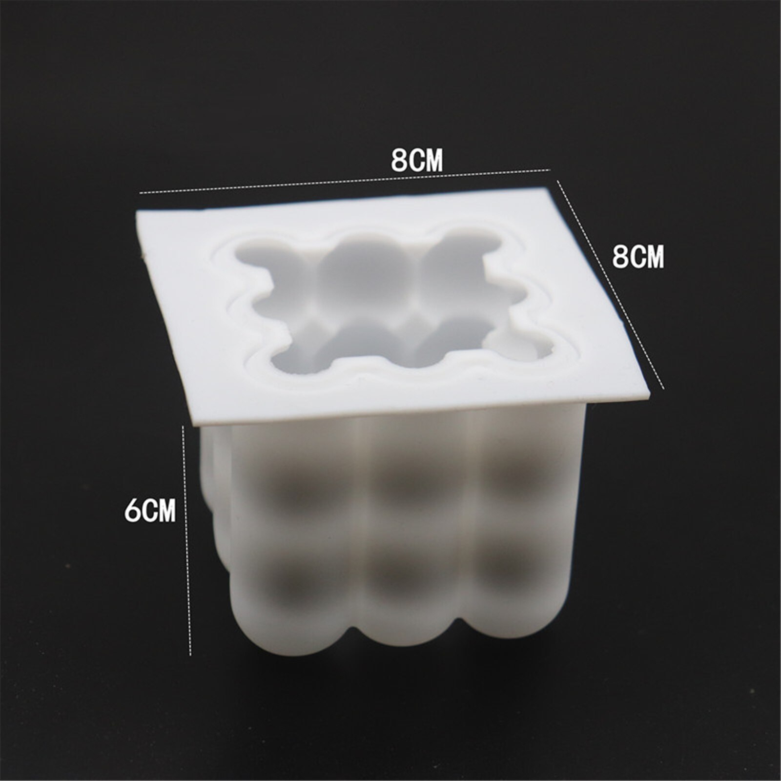 2 moldes de silicona para velas, molde para jabón hecho a mano con mechas de vela de algodón y soporte para mechas de vela de 4 piezas para fabricación de artesanías Diy, 100 Uds.
