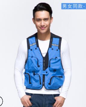 Fotografie vest reclame visserij heren canvas multi-pockets rood reporter regisseur outdoor vest: 3 / Xxl