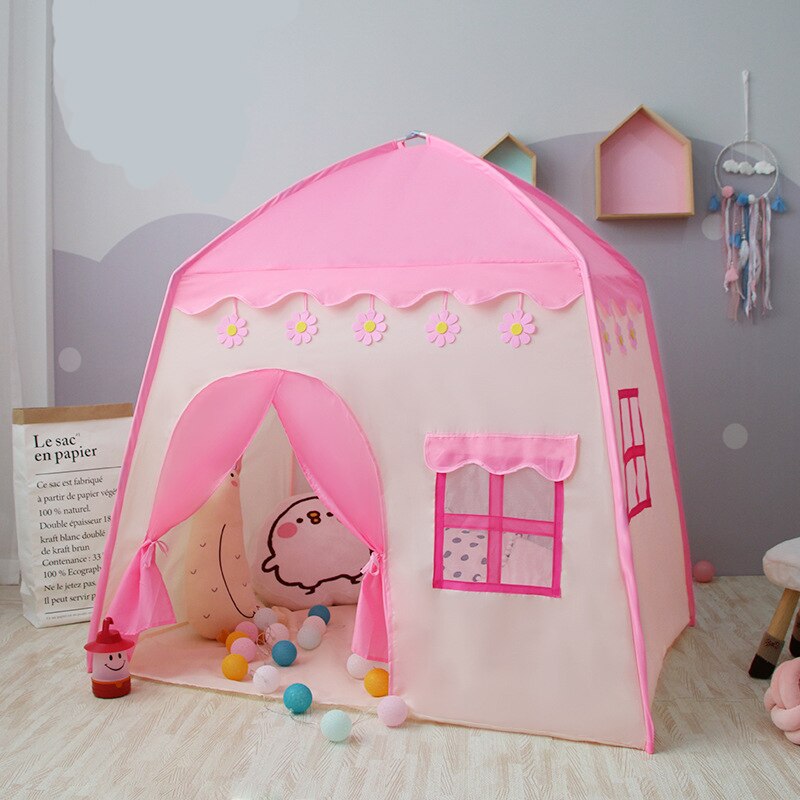 Girl Princess Tent Small House Children&#39;s Tent Play House Boy Play House Kids Childhood Hut Indoor Home Toy House