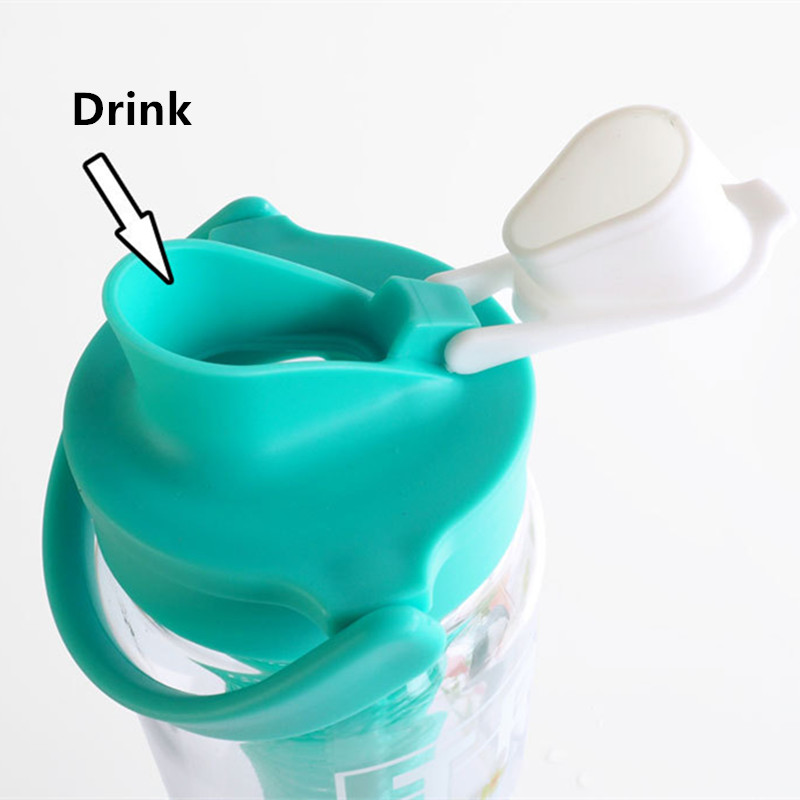 750ml/900ml frugtjuice infuser vandflaske bærbare plastik citronsaft flaske til vandsport drikkedunk