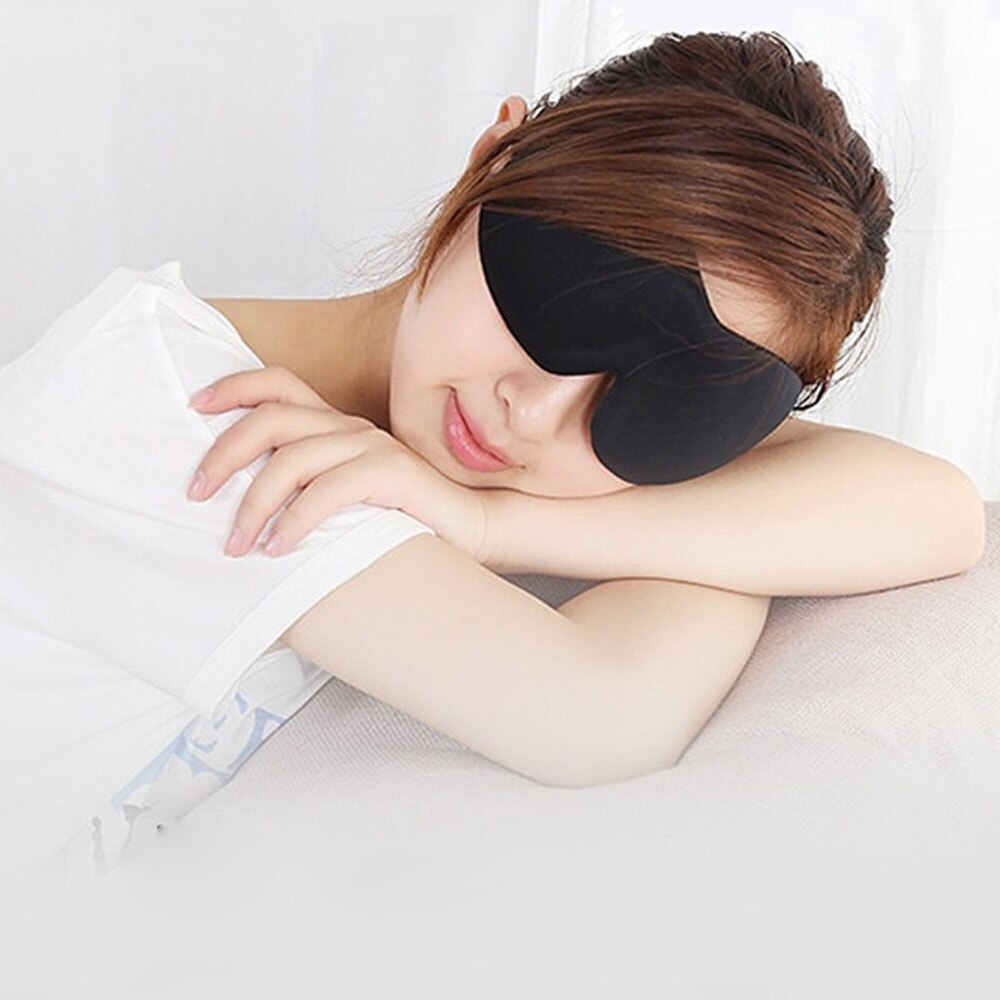 Mascarilla para dormir venda visera con los ojos vendados para el cuidado de la salud, viajes, Ayuda de sueño relajado, accesorios