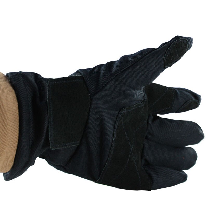 Fireman Gloves Wear-Resistance Non-Slip Thicken Fire Proof Gloves Reflective Strap Fire Resistant Gloves for Firefighter