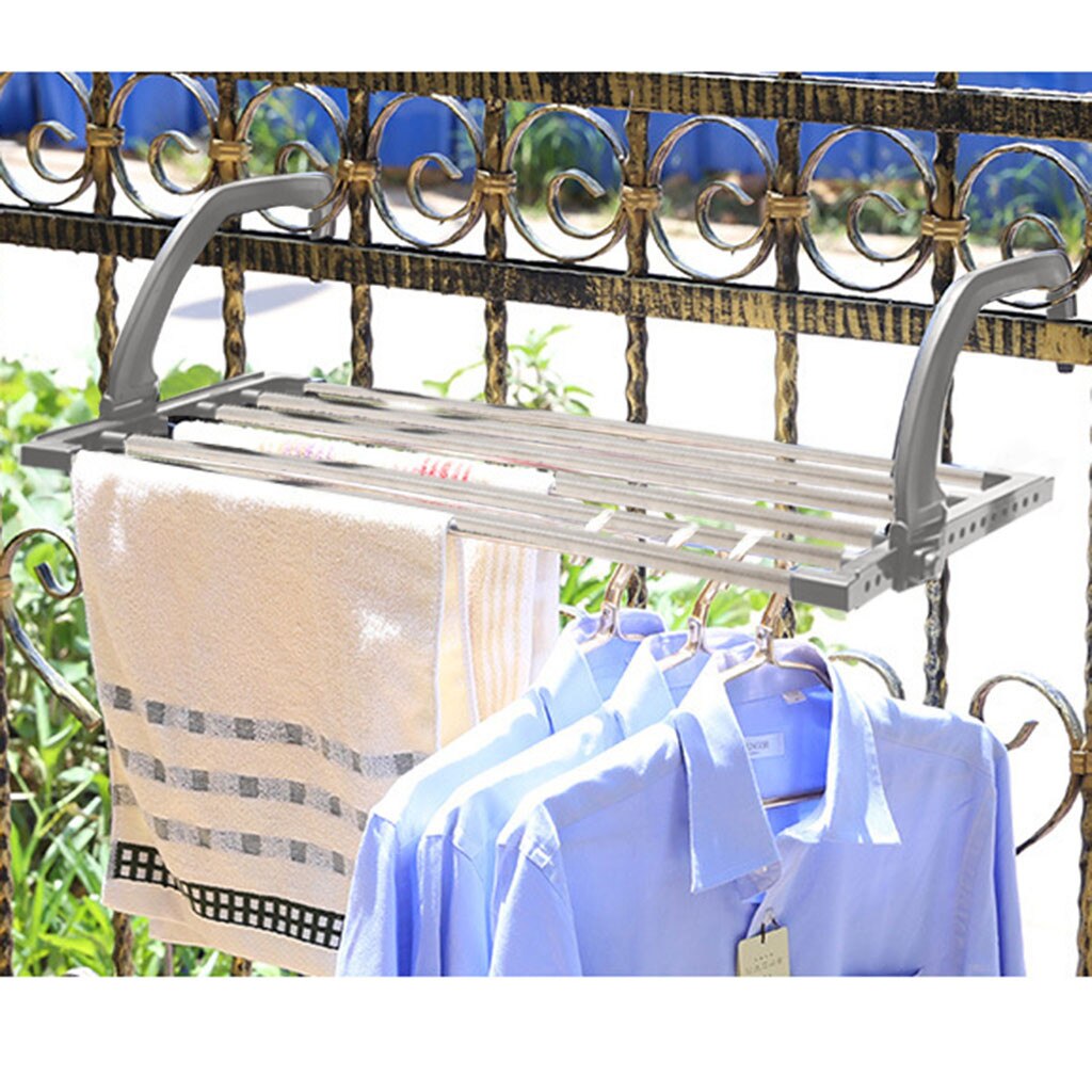 Foldable Clothes Hanger Clothes Drying Rack Multifunction Storage Holder hanging Laundry Drying Rack for clothing and towel