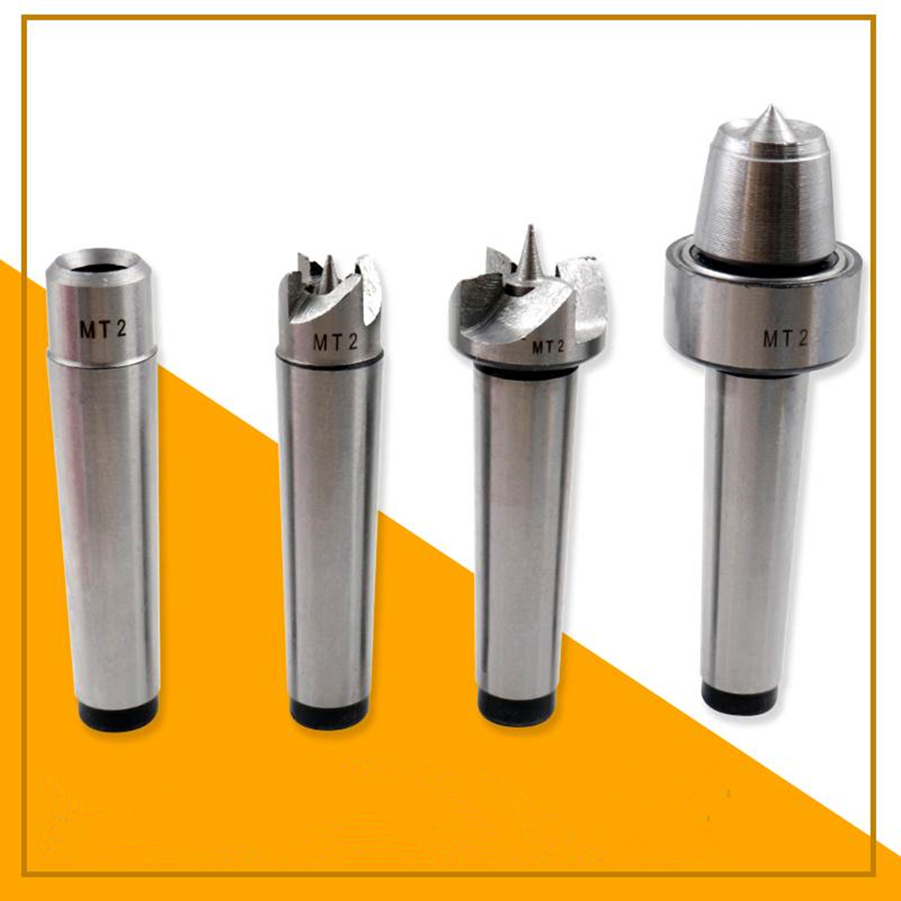 4Pcs MT1/MT2 Hout Draaibank Draaien Tool Spur Live Center Set Taper Tool Voor Hout Metaalbewerking Vervelen Losse Kop draaibank Freesmachine