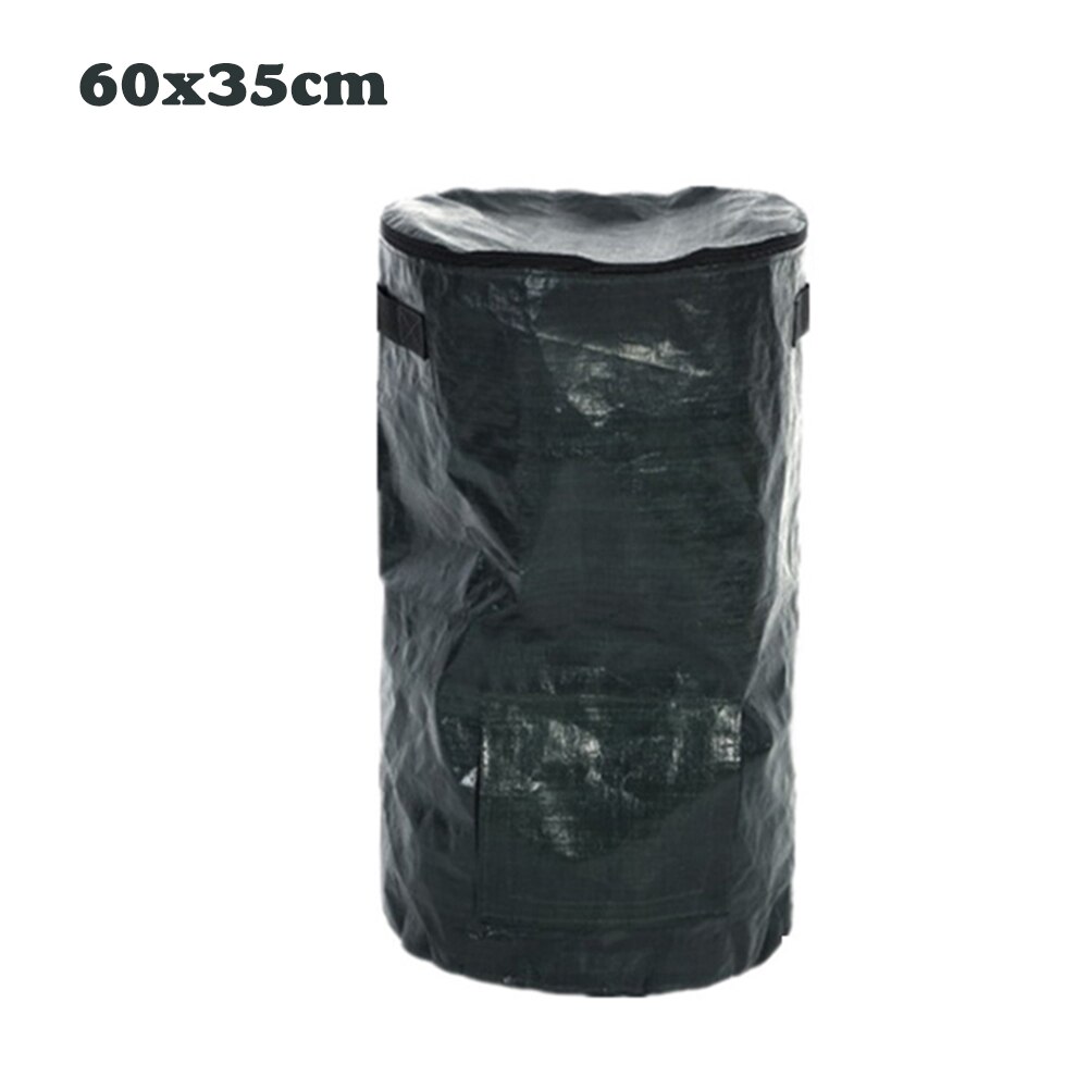 Reuseable Garden Leaf Waste Can Yard Compost Bin Waste Disposal Bag Composting Fruit Kitchen Waste Grower Bags
