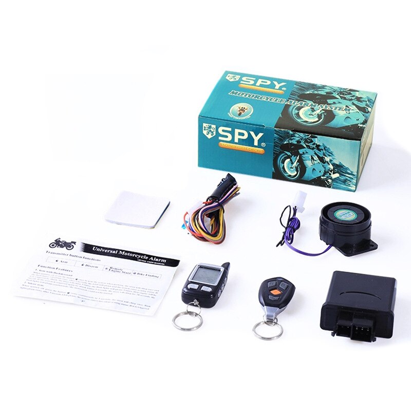 2-Weg Alarm Motorfiets Motor Start Afstandsbediening 1000M 3500M Inbreker System12V Motorbike Led Display Startonderbreker