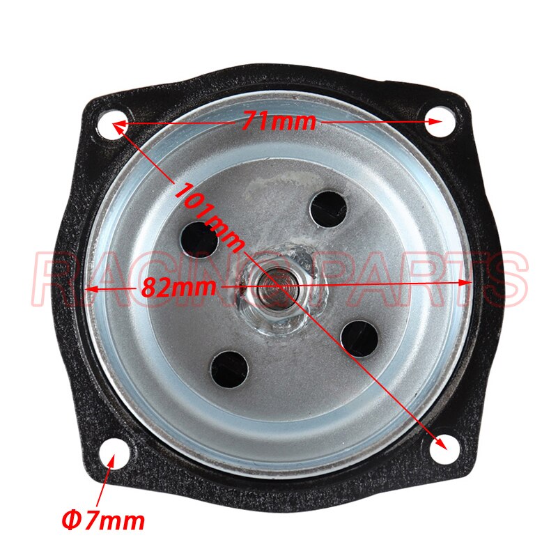 Campana de embrague de 6 dientes/7 dientes 25H 47CC 49CC/caja de cambios de carcasa de tambor apta para Mini Moto de bolsillo, piezas de ATV Quad,