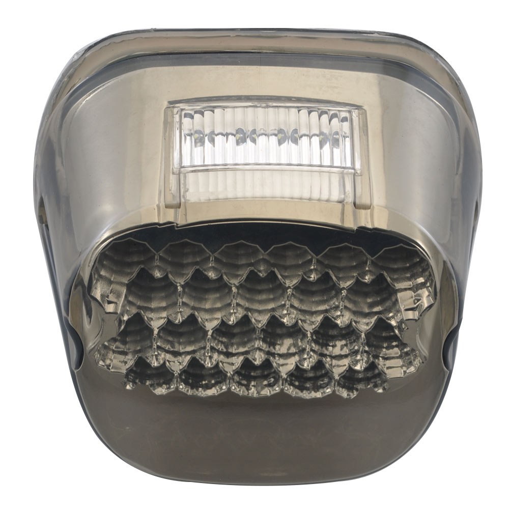 Motorcycle Tail Rear LED Light Brake Stop Lamp Modified Taillight For Harley Softail Touring XL FXST FLSTF FLSTSB FLHTC FLHTCU: W05-1 Smoked