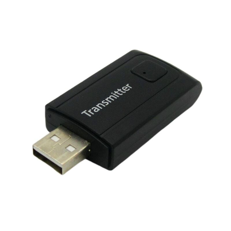 3.5mm stereo aux musik adapter usb dongle trådløs bluetooth 4.2 sender modtager til tv pc computer telefon hovedtelefon