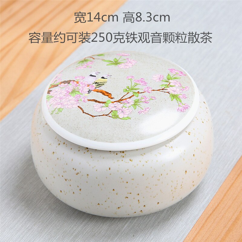 Pot à thé en céramique pour citrouille, plusieurs couleurs, réservoir de finition, scellé, plusieurs Styles, boîte de rangement Portable: e2