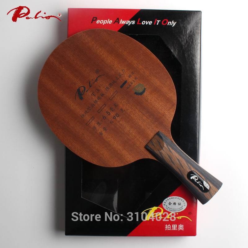 Palio officiële T-3 T3 tafeltennis blade carbon blade snelle aanval met lus bevestigd blad palio blade racket ping pong