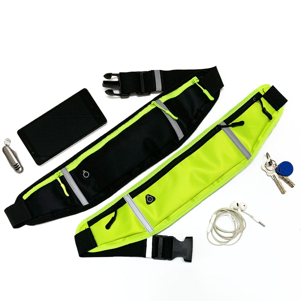 Waist Belts Pouch Packs Phone Bags Sport Running Case Carrying Cover Night vision For iPhone Huawei Xiaomi Redmi note 8