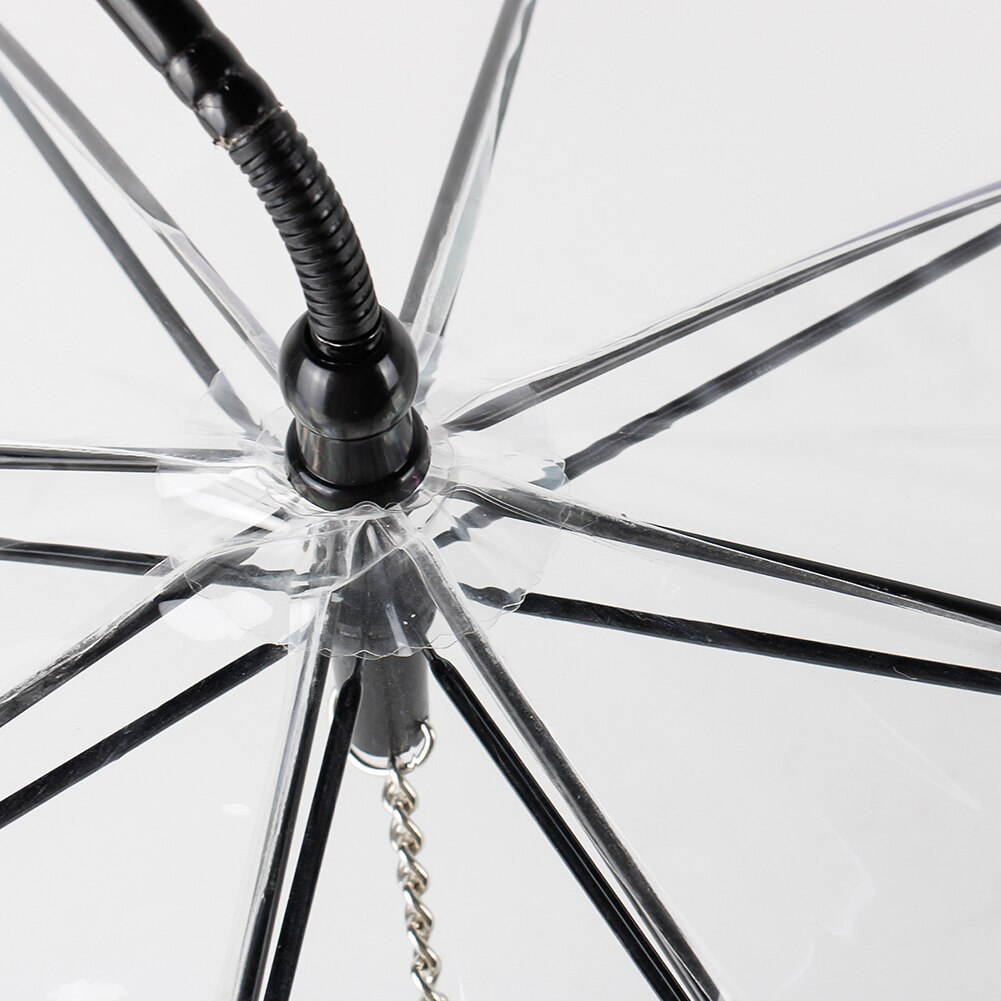 Hond Paraplu Transparant Waterdicht, Regendicht Snowproof Lopen Paraplu Met Leash Voor Kleine Honden Verstelbare Hond Paraplu