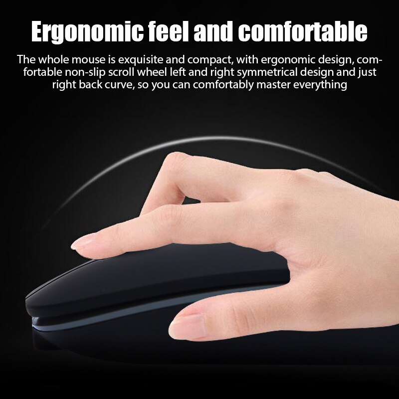 Bezprzewodowa mysz Bluetooth RGB ładowalna mysz bezprzewodowa komputerowa cicha mysz ergonomiczna mysz do gier na laptopa