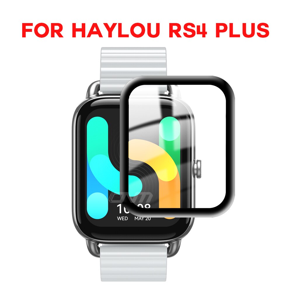 5D ochraniacz ekranu dla Xiaomi Haylou RS4 Plus RT2 GST RS3 LS12 LS10 LS09B LS04 inteligentny zegarek miękka folia ochronna (nie szkło): Haylou RS4 Plus / 2 Pcs