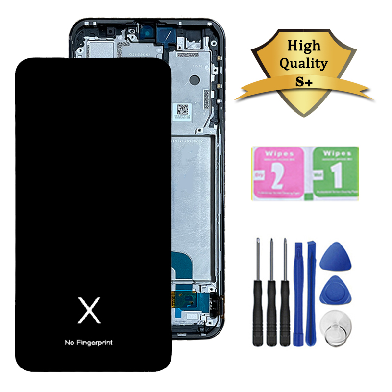 6.57" Screen For Xiaomi Mi 10 Lite 5G LCD Display Touch Screen Digitizer Assembly For Mi10Lite LCD M2002J9G M2002J9S XIG01: black