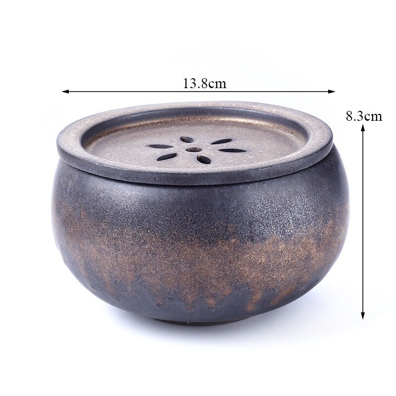 Creatieve Keramische Grote Theepot Houder Thee Washer Met Holle Deksel Porselein Retro Japanse Stijl Kung Fu Theeceremonie Accessoires: Default Title