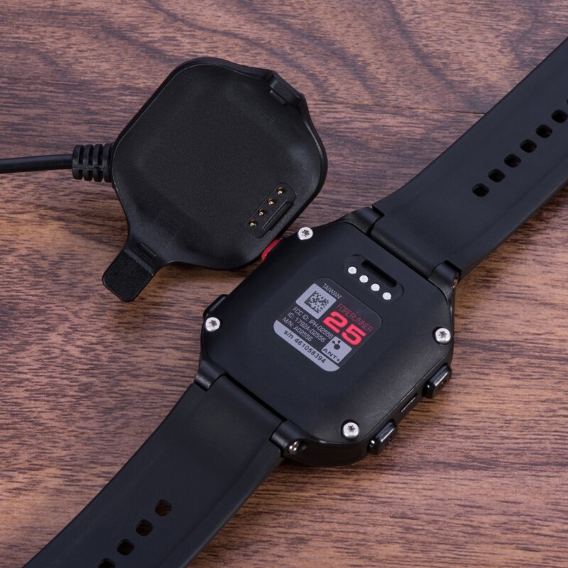 USB Charger Dock Station Cradle Cable for Garmin Forerunner 25 Watch Size L/S